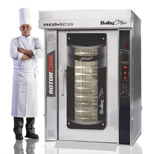 HORNO DE CARRO ROTATORIO ROMCO MODELO BABYMAX PETROLEO